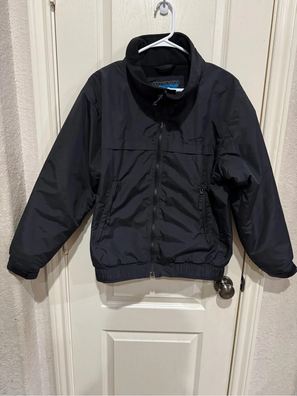 Polar Edge Men’s Skl/Snowboard Zip Up Black Jacket-Size Small